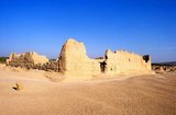 Yarkhoto (Jiaohe Ruins) is found in the Yarnaz Valley, 10 km west of the city of Turpan. Yarkhoto was developed as an administrative centre and garrison town by the Chinese following the Han conquest of the area in the 2nd century BC. The city flourished under the Tang Dynasty (618-907), but subsequently went into decline, and was finally abandoned early in the 14th century.